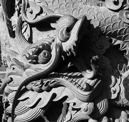 Dragon sculpture Hong Kong 