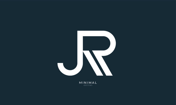 Alphabet Letter Icon Logo JR