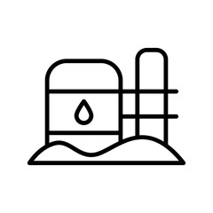 Oil can, desert icon. Simple line, outline vector elements of wilderness icons for ui and ux, website or mobile application