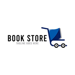 Book store logo icon template. Book logo design symbol education.