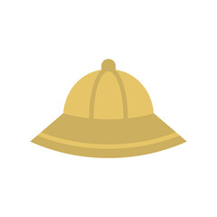 Safari hat, desert icon. Simple color vector elements of wilderness icons for ui and ux, website or mobile application