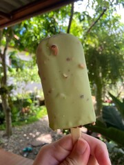 ice cream in the garden