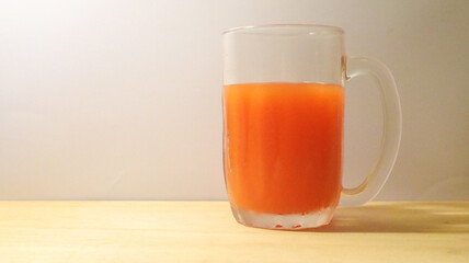 Orange juice background.