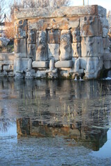 A view of the water in Eflatunpinar