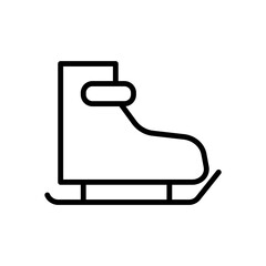 Skates, sport icon. Simple line, outline vector elements of free time icons for ui and ux, website or mobile application
