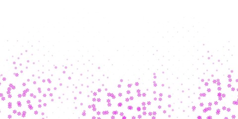 Light pink vector texture with memphis shapes.