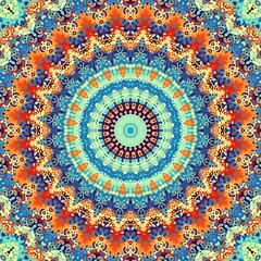 Abstract geometrical background. Ornamental symmetric pattern