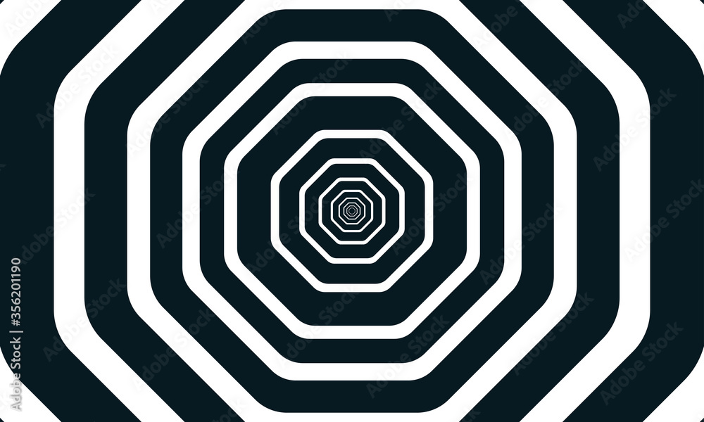 Poster abstract octagonal color zebra background template