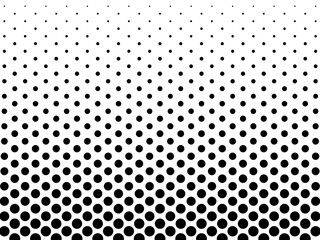 Background abstract black design with circles for business, presentations and banners. Creative geometric white background with black spots.