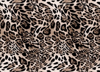 Seamless leopard skin texture