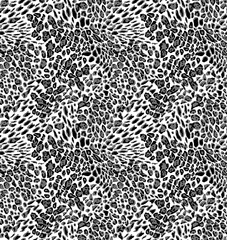 Seamless animal print Beautiful watercolor spotted skin pattern background