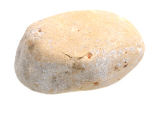 Fototapeta na wymiar Rock stone on white