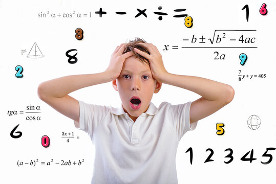  Boy has a problem with math