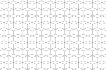 Stylish hexagonal line pattern background Vector
