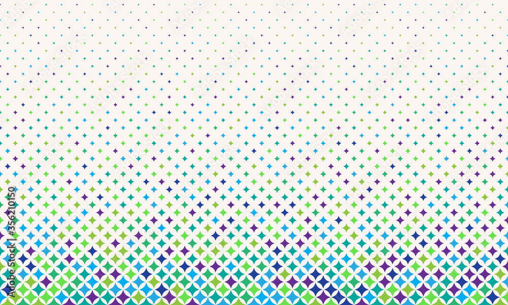 Poster vector layout with bright stars as background. glitter abstract illustration with colored stars. the