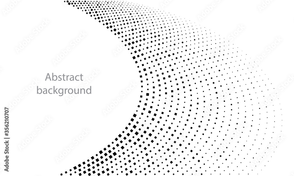 Aufkleber abstract background with squares. halftone effect design.