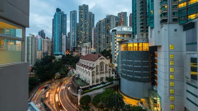 WS T/L Traffic by Hop Yat church / Hong Kong, China