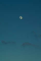 moon and clouds