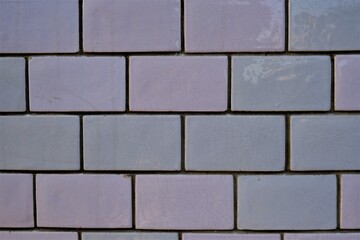 Obraz premium background of old ceramic street tiles in pastel colors