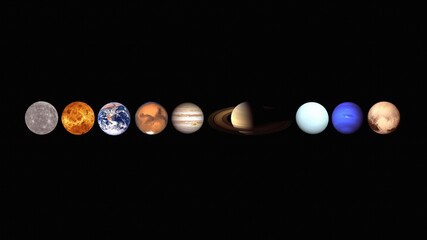 Planets In Our Solar System  © yasin