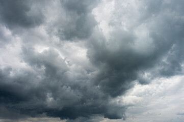 Dark storm clouds