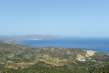 Fototapeta na wymiar Le monastère de Fanéroméni en Crète