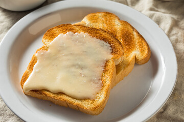 Homemade Maple Syrup Butter on Toast