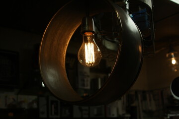 Hanging Light Bulb Fixture