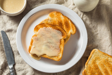 Homemade Maple Syrup Butter on Toast