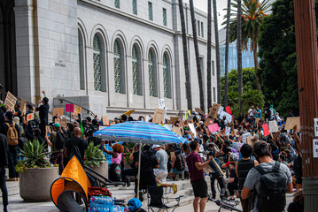  Protests Los Angeles Downtown