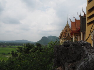 buddhist temple in the mountains