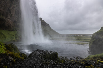 Iceland Waterfall Close Up