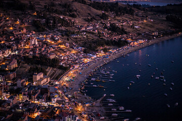 ATARDECER EN COPACABANA BOLIVIA