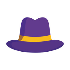 hat fashion trendy retro accessory isolated design icon