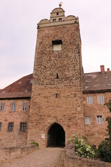 Blick auf Burg und Schloss Allstedt in Sachsen-Anhalt