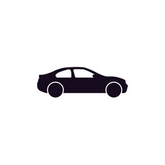 Car icon in simple style on a white background. Vector illustration EPS 10