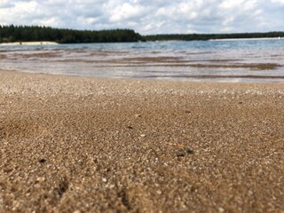 sand beach in holland