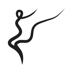 abstract dancer, vector