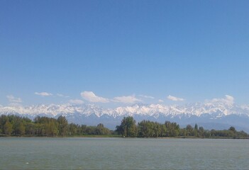 lake in the mountains