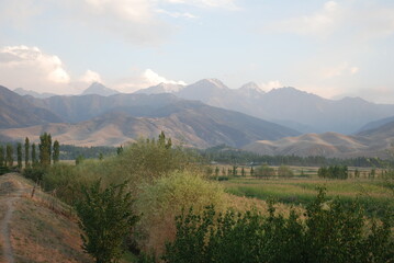 Obraz premium Village and Surroundings