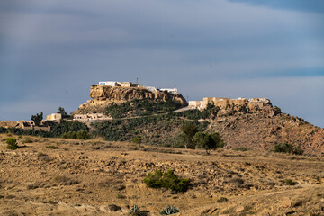 Fototapeta na wymiar The berber village of takrouna in tunisia