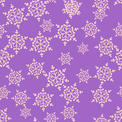Colorful cute christmas elements seamless pattern background