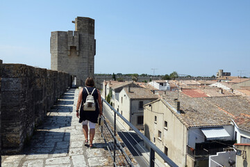 Stadtmauer von Aigues-Mortes, Südfrankreich