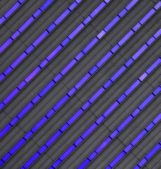 Parallel blue dashed lines