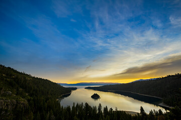Sunrise at Emerald Bay, Lake Tahoe