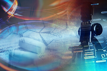 Chemistry science formula. Science symbol.