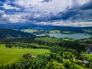 Pieniny Spiskie w okolicach Jeziora Czorsztyńskiego