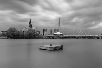 Springtime in Winnipeg on the Red River