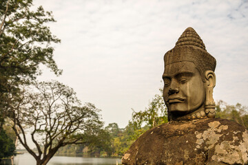 Ruins of Banyon Temple, Angkor Wat complex, Siem Reap, Cambodia.