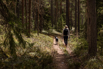 Obraz premium Hiking girl